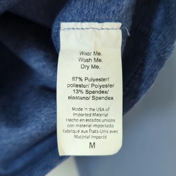 Beyond Yoga Spacedye In The Mix Slim Fit Cropped Long Sleeve Athletic Top Blue M - Picture 5 of 12